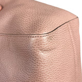 Gucci Pebbled Leather Swing Tote Pink