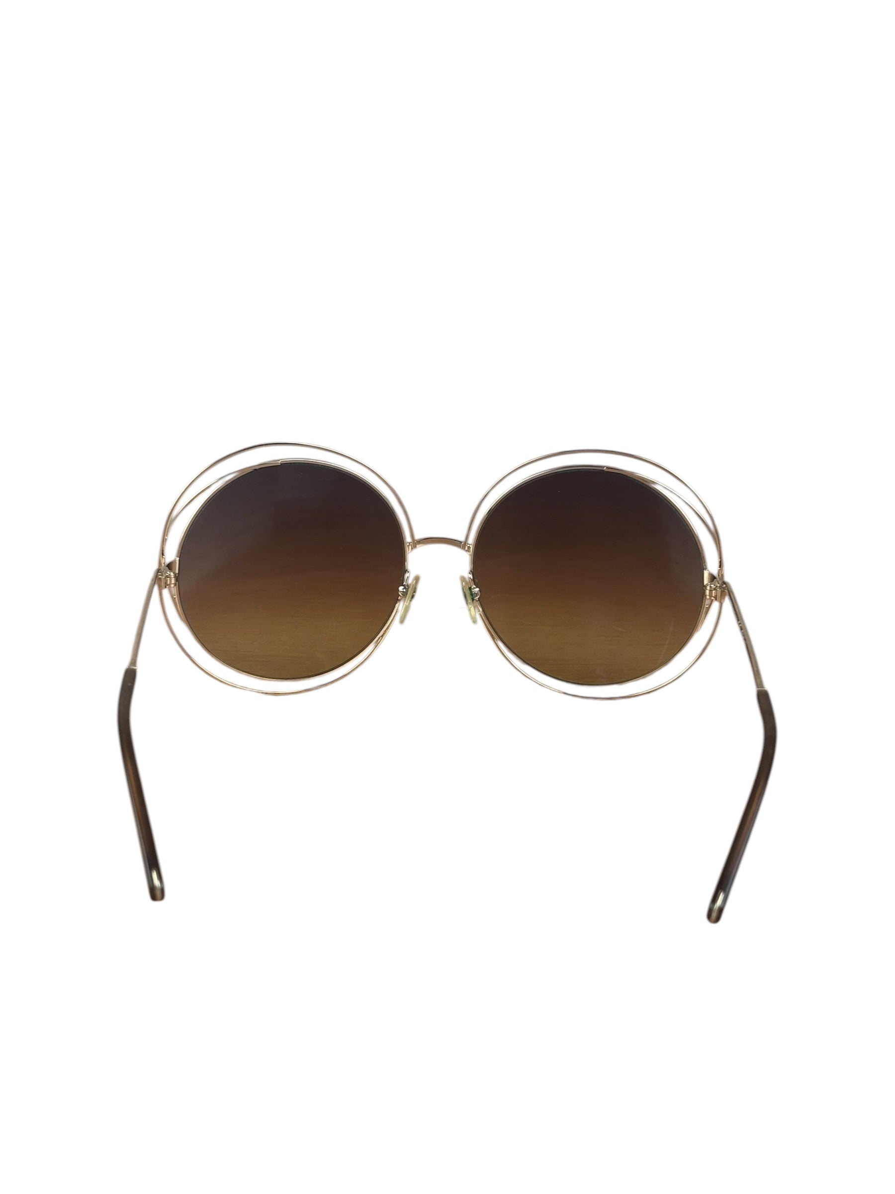 Chloe Carlina Oversized Round Sunglasses Rx