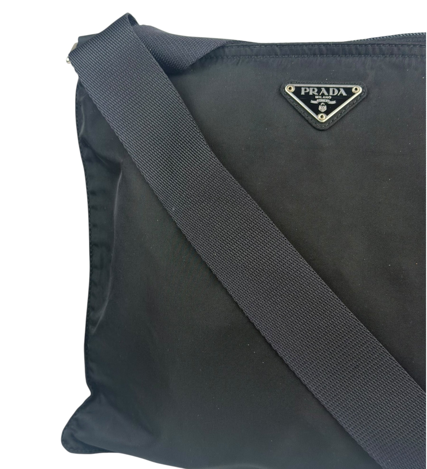 Prada Black Nylon Crossbody Bag
