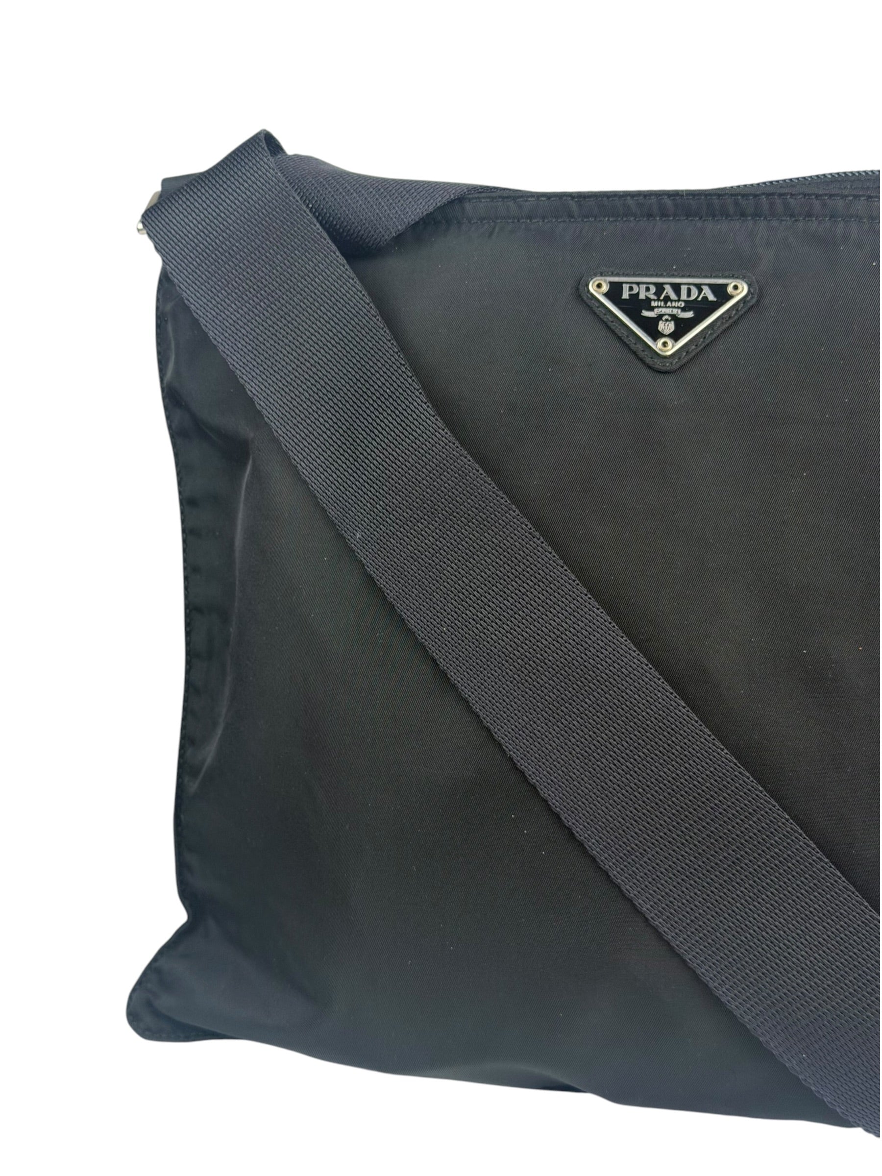 Prada Black Nylon Crossbody Bag
