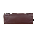 Balenciaga Burgundy Mini City Bag