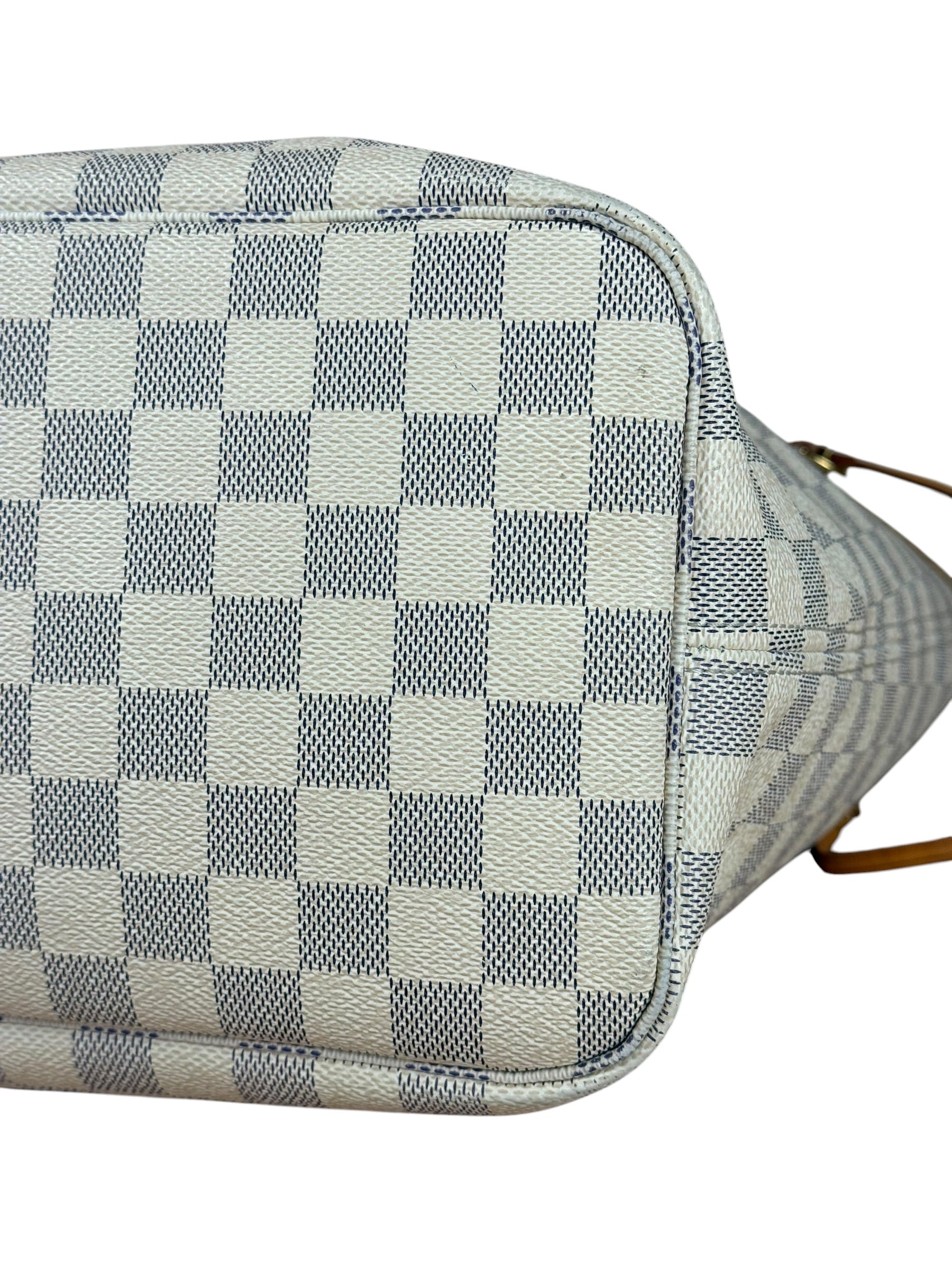 Louis Vuitton Neverfull MM Damier Azure Rose Interior w/ Pouch