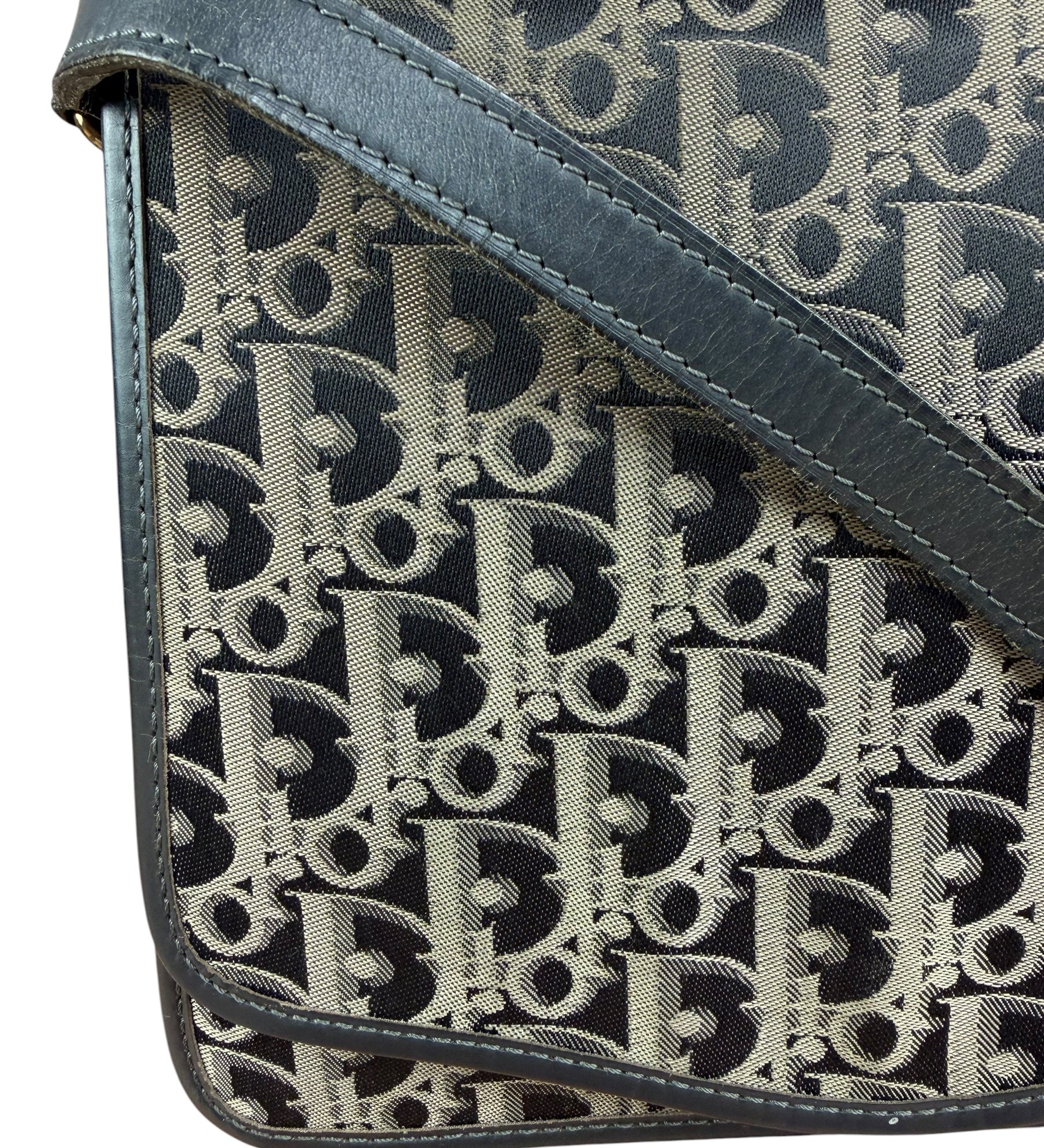 Christian Dior Vintage Monogram Trotter Messenger Bag