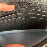 Gucci Leather Bees Padlock Continental Wallet On Chain Black