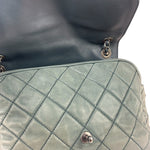 Chanel Sage Green Quilted Leather Flap Bag 2011
