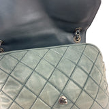 Chanel Sage Green Quilted Leather Flap Bag 2011