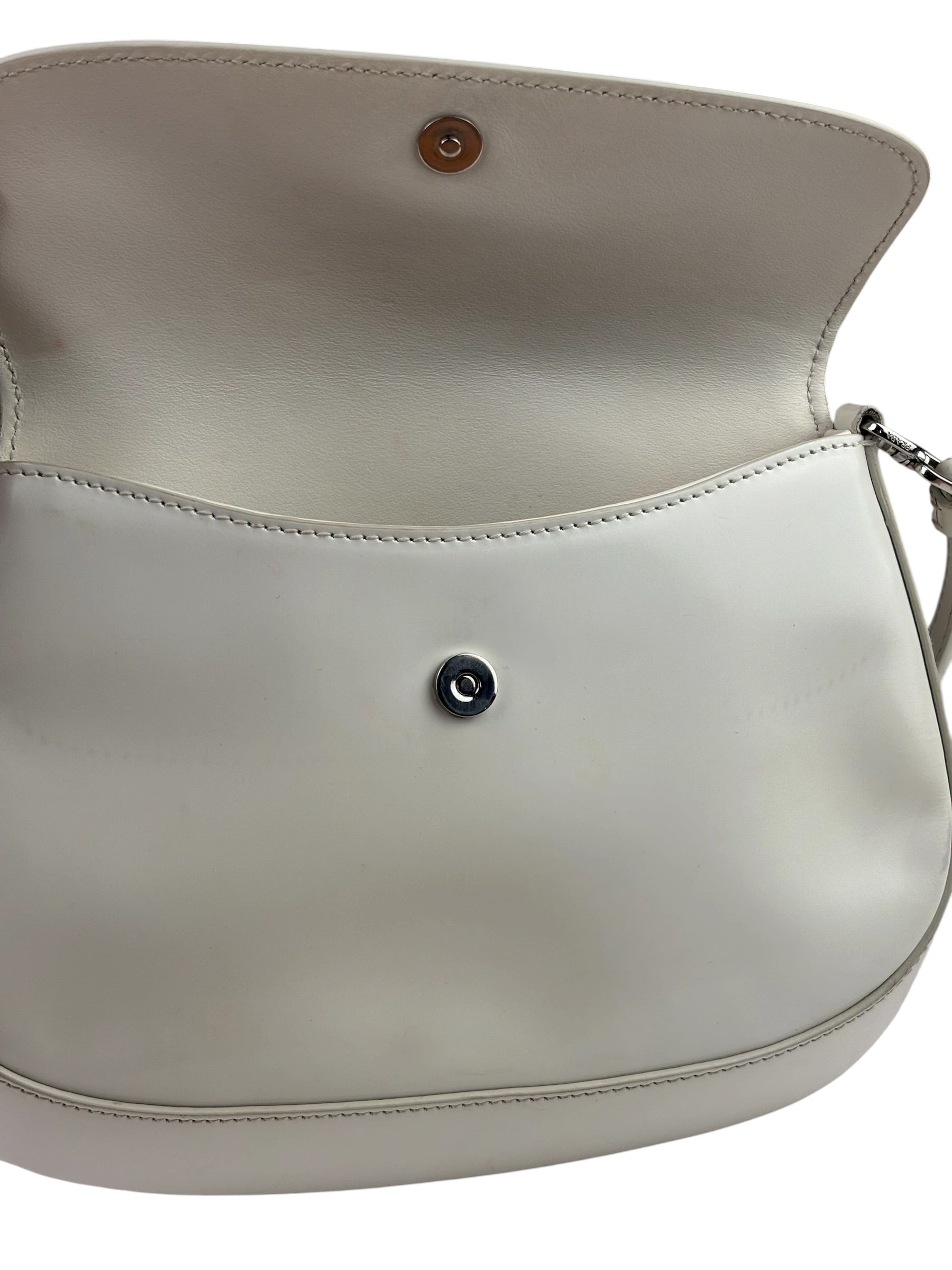 Prada White Cleo Shoulder Bag