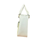 Burberry White Leather Multi-Pocket Handbag
