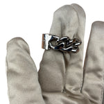 Yves Saint Laurent ID Plaque Chain Link Ring