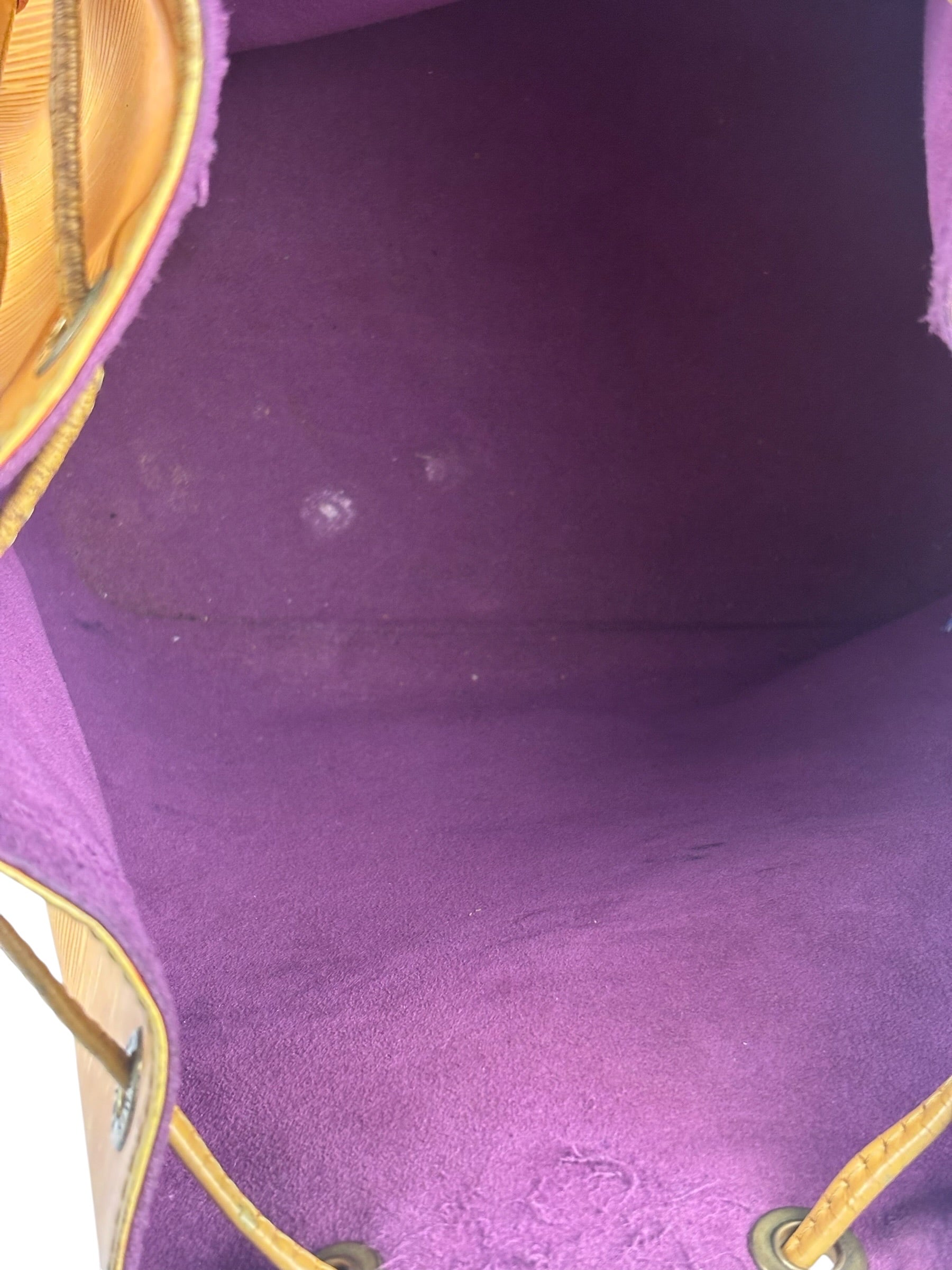 Louis Vuitton Yellow Epi Leather Neo Bucket Bag