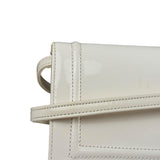 Jean Paul Gautier White Patent Leather Clutch Wallet