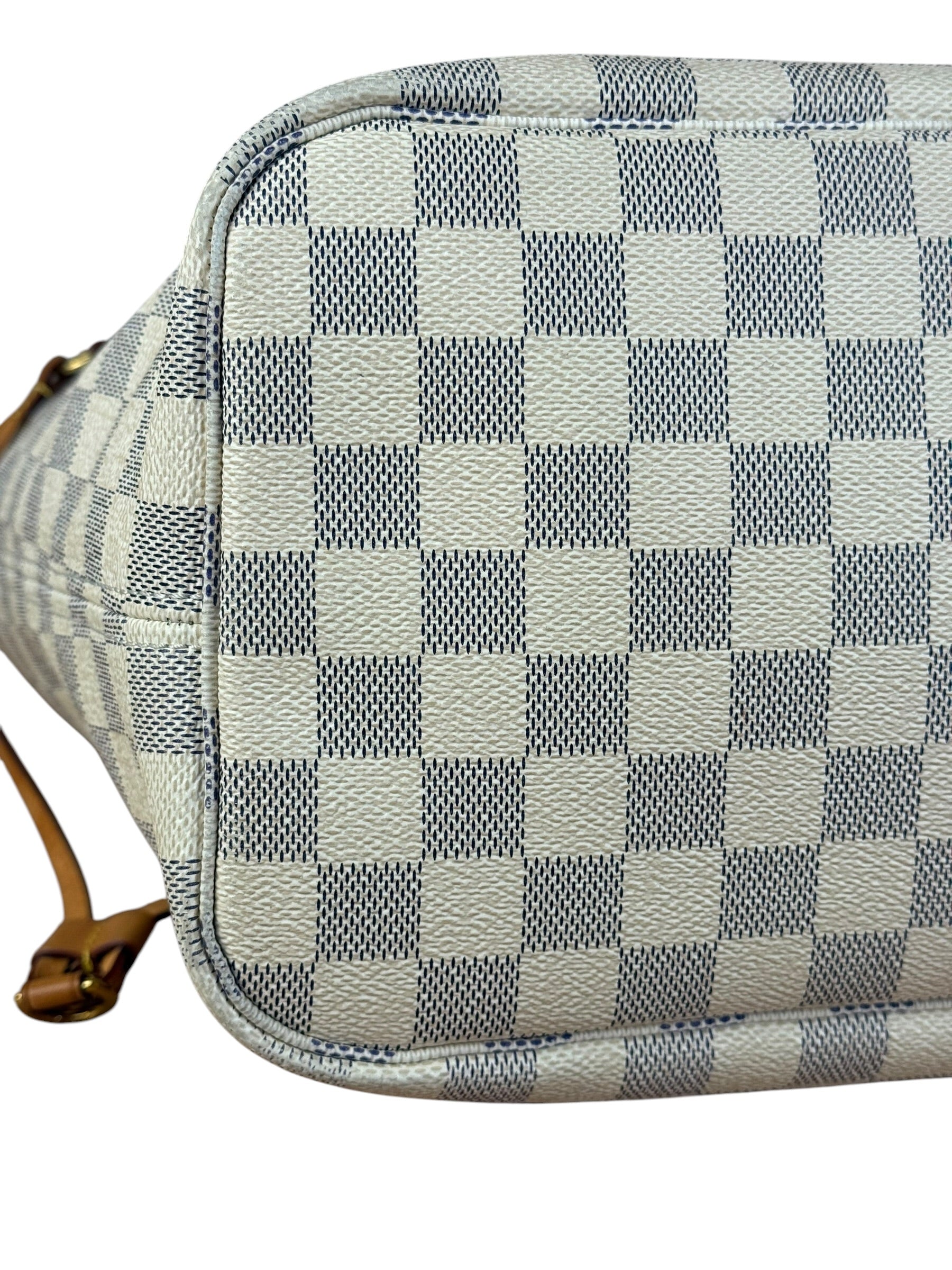 Louis Vuitton Neverfull MM Damier Azure Rose Interior w/ Pouch