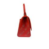 Balenciaga Red Leather Hourglass XS Rhinestones Two-Way Bag