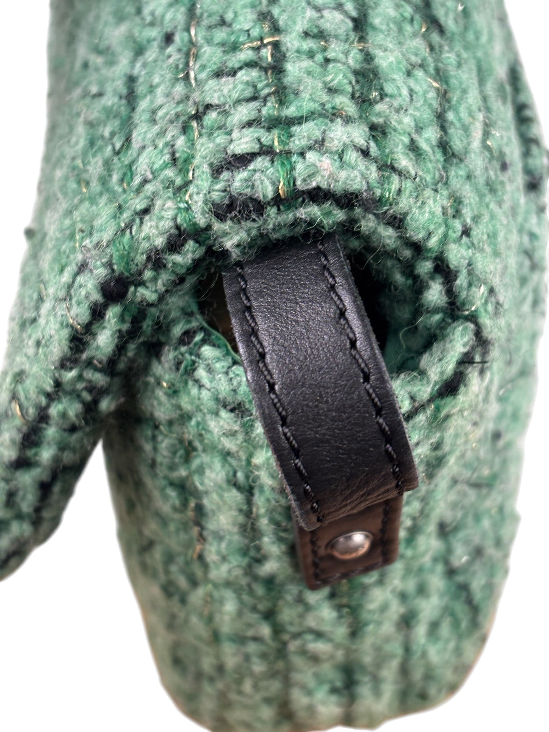 Chanel Green Tweed Easy Reissue Flap Bag 2009