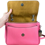 Coach Leather Klare Crossbody 25 Pink