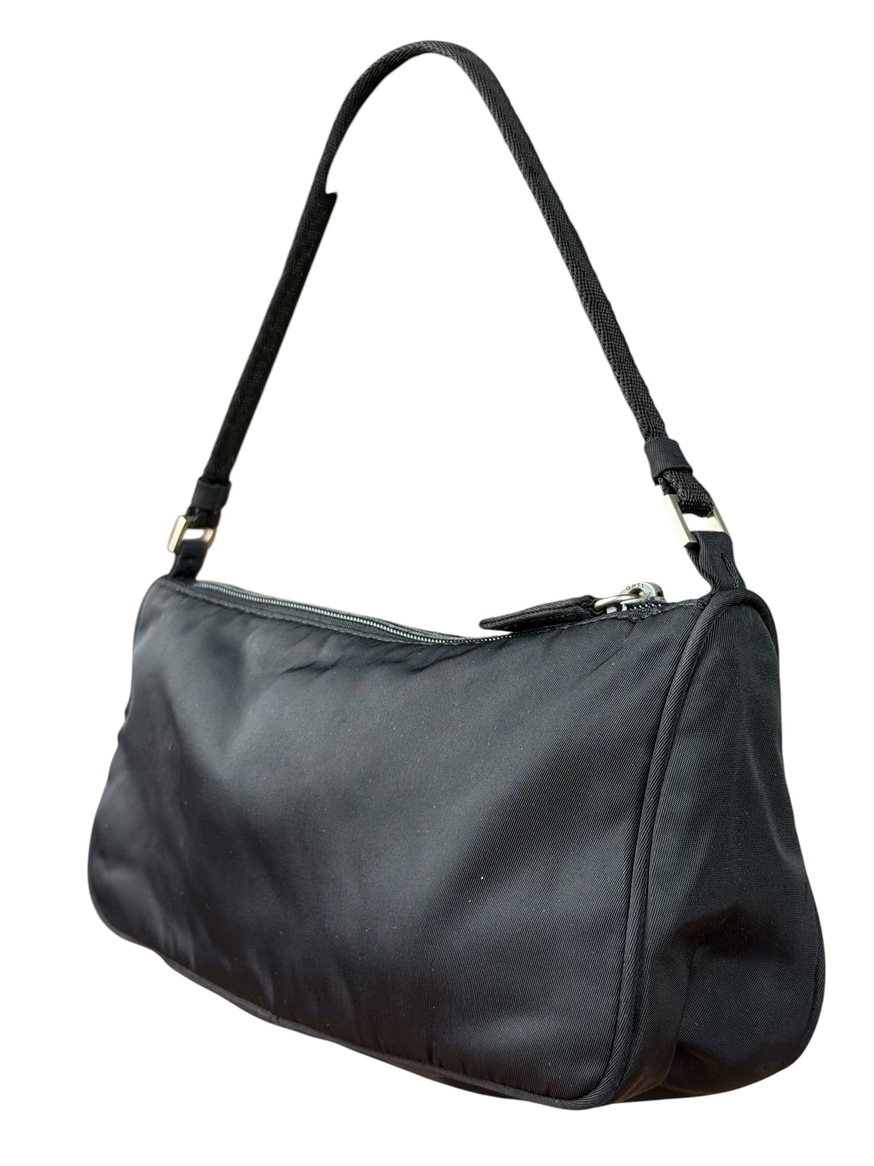 Prada Black Nylon Pochette