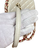 Chanel Limited Edition Lifesaver Round Crossbody Red
