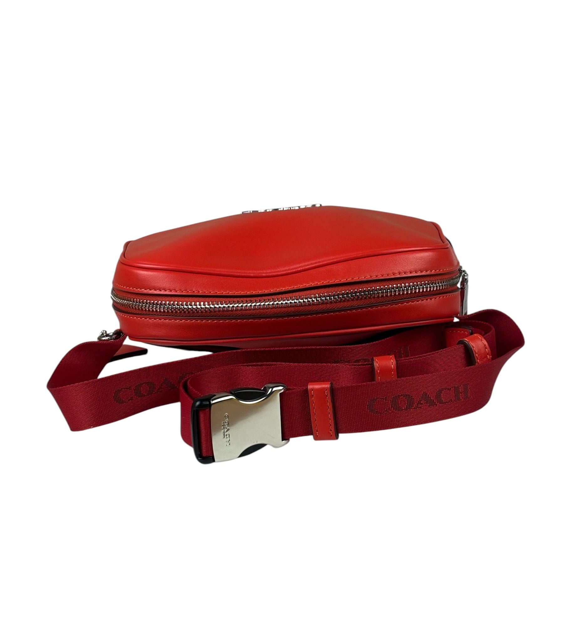 Coach Miami Red Leather Pace Belt Bag