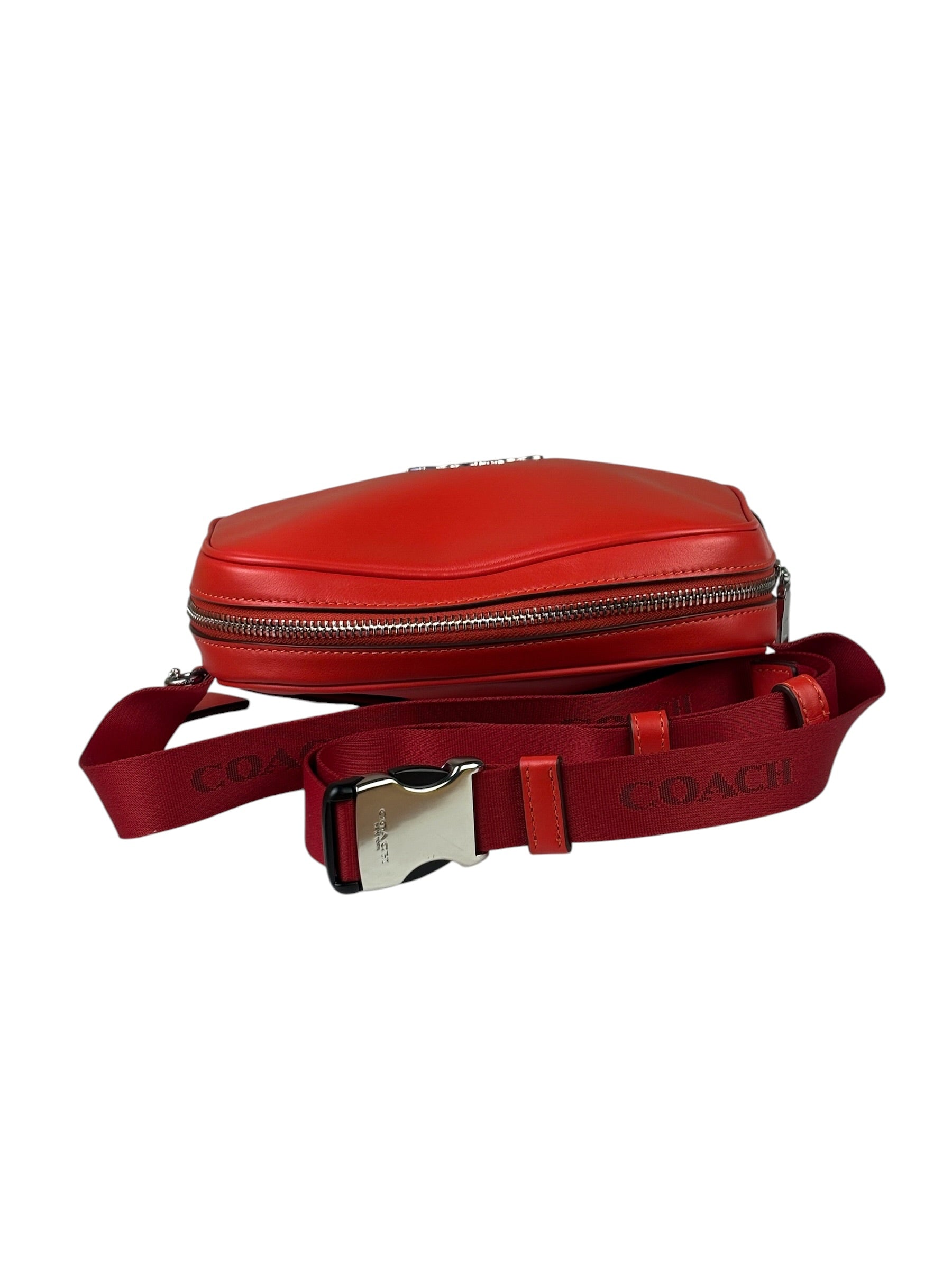 Coach Miami Red Leather Pace Belt Bag