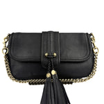 Gucci Black Leather Marrakech Evening Shoulder Bag