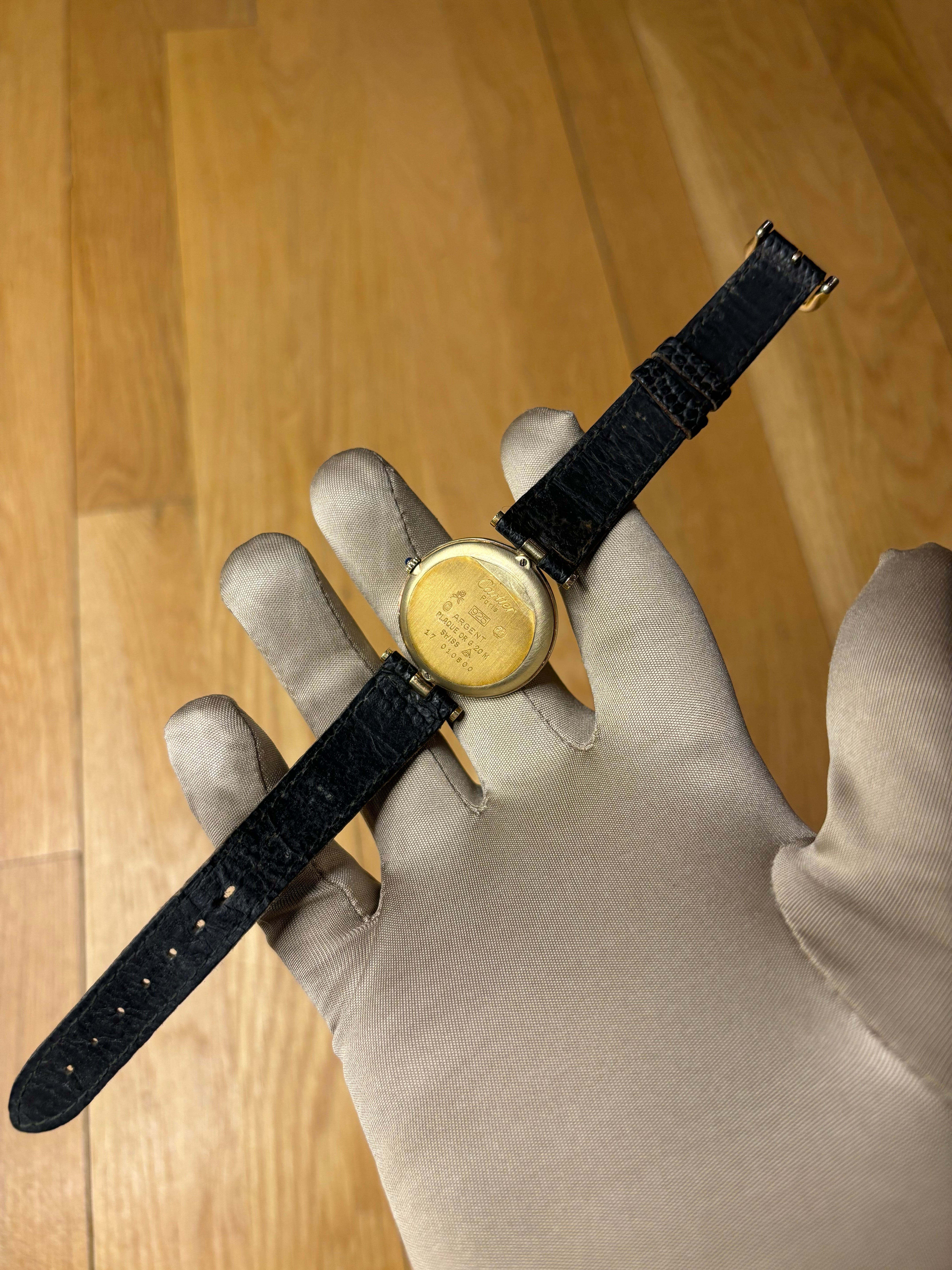 Cartier Must De Black Round Dial