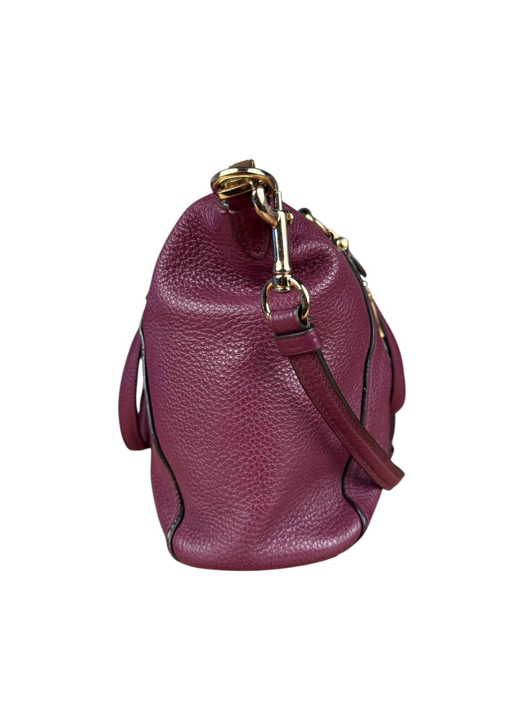 Coach Purple Top Handle Crossbody Bag