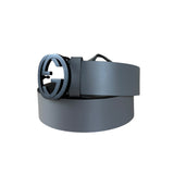 Gucci Grey Belt Black GG