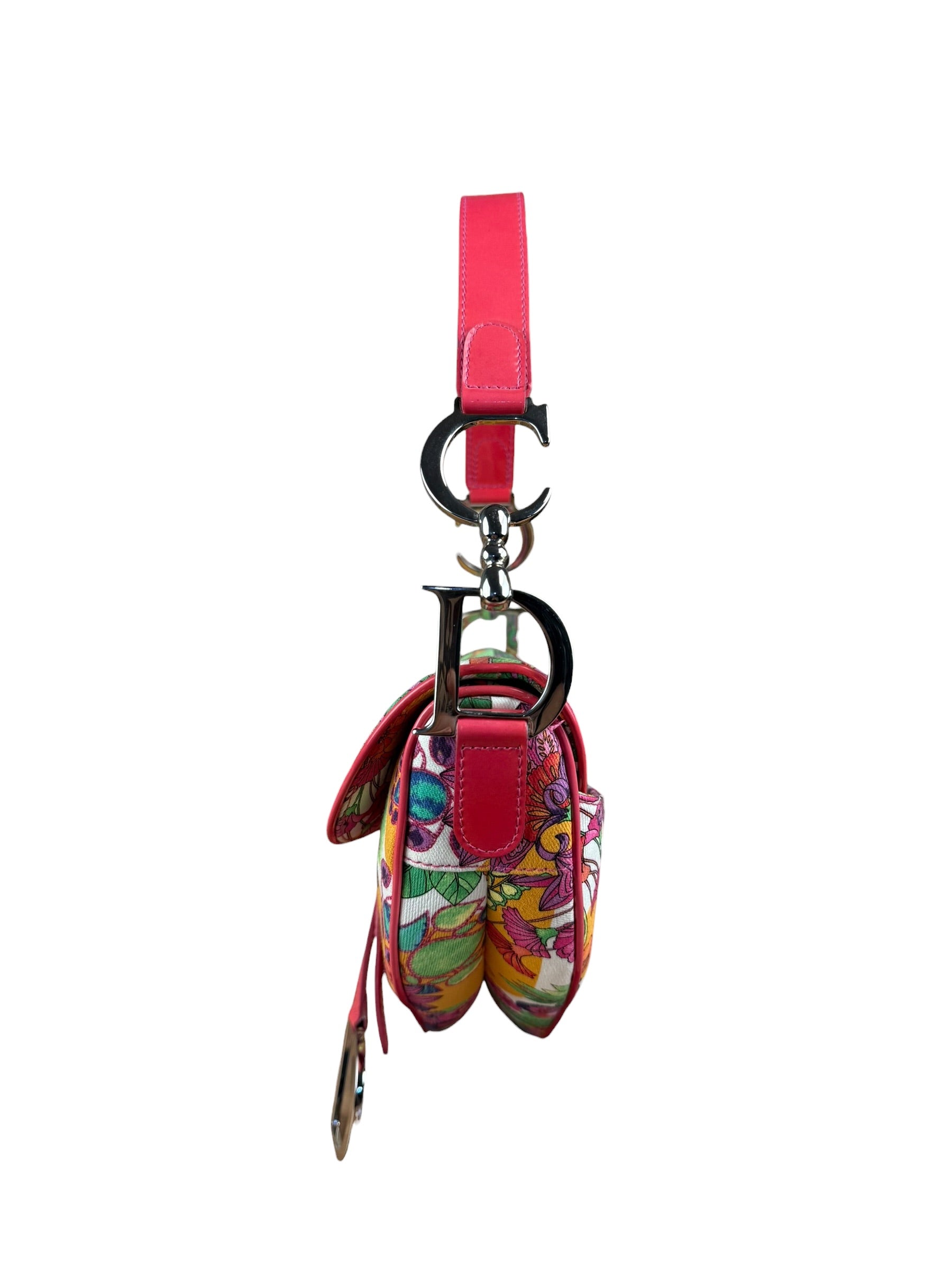 Christian Dior Floral Saddle Bag "Hawaiian Glamour"