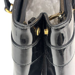 Gucci Vintage Black Patent Leather Tote