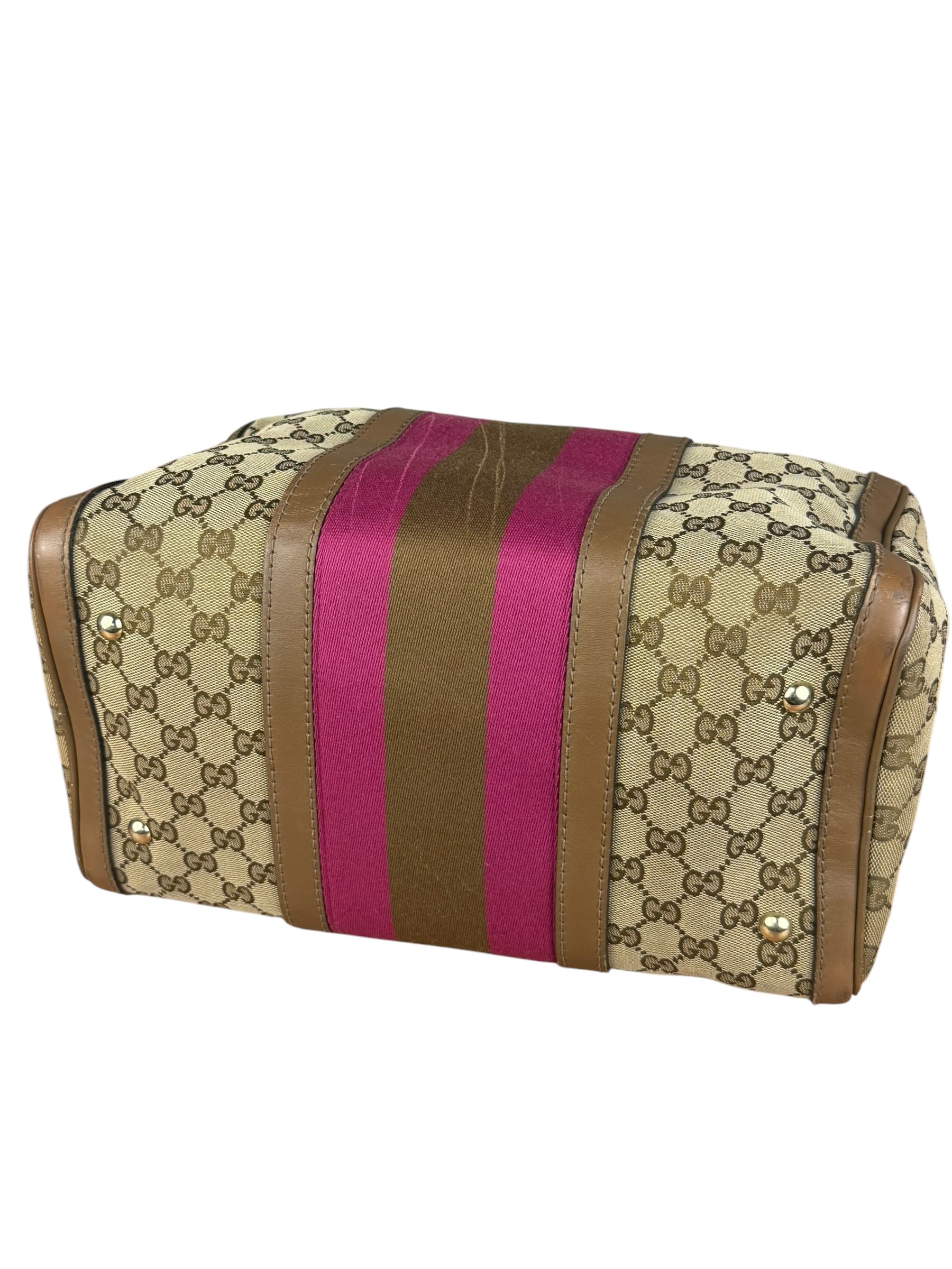 Gucci Vintage GG Web Joy Mini Boston