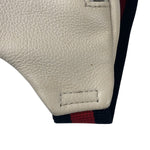 Gucci Ivory Leather Logo Print Belt Bumbag