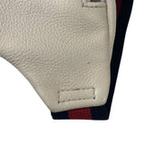 Gucci Ivory Leather Logo Print Belt Bumbag