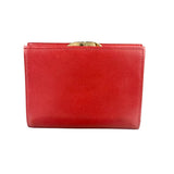 Givenchy Vintage Red Leather Trifold Wallet
