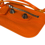 Balenciaga Le Cagole Zip Pouch Orange