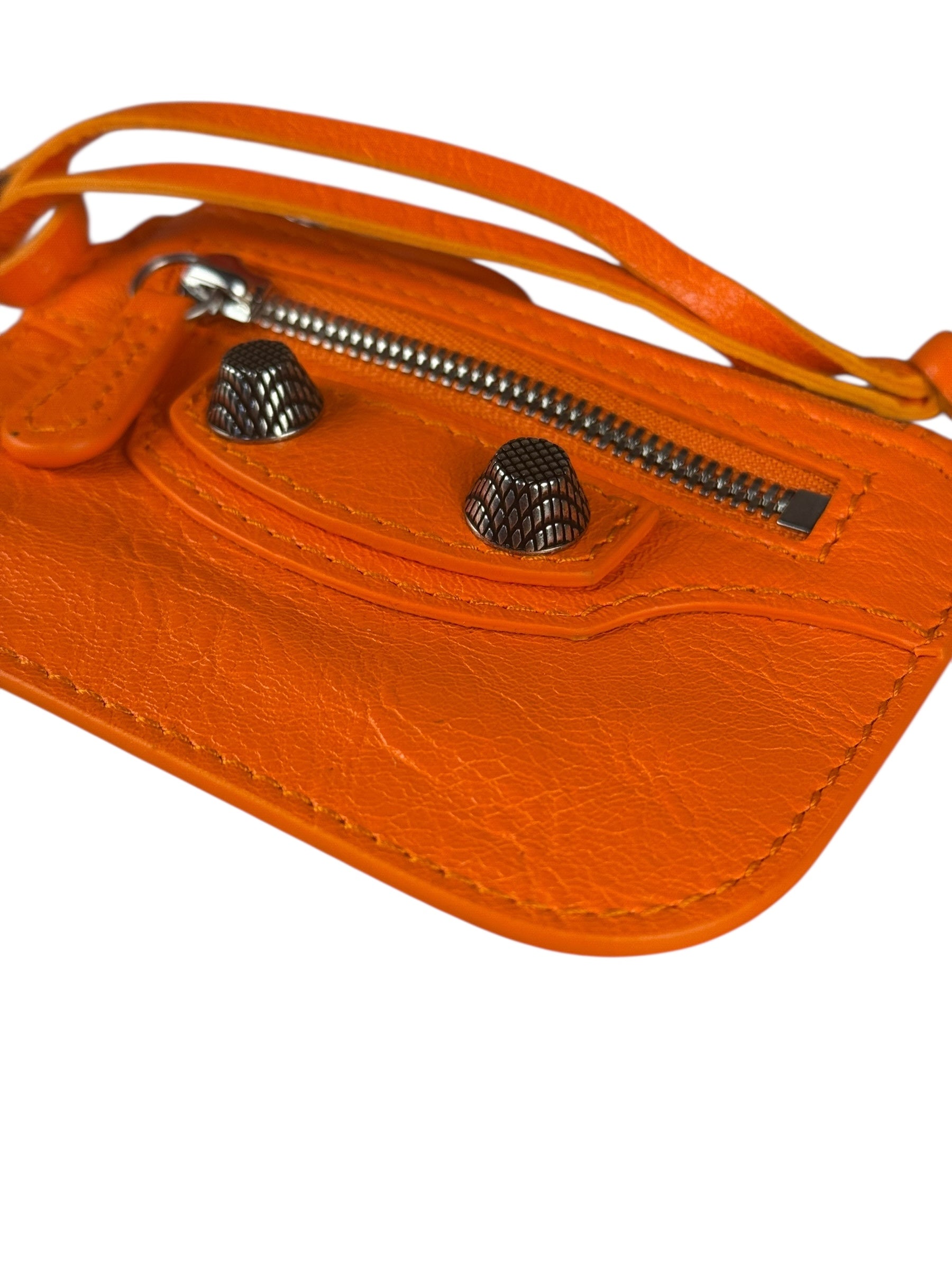 Balenciaga Le Cagole Zip Pouch Orange
