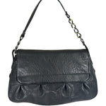 Fendi Black Patent Leather Trim B Bis Shoulder Bag