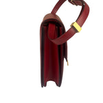 Celine Red Leather Box Crossbody Bag