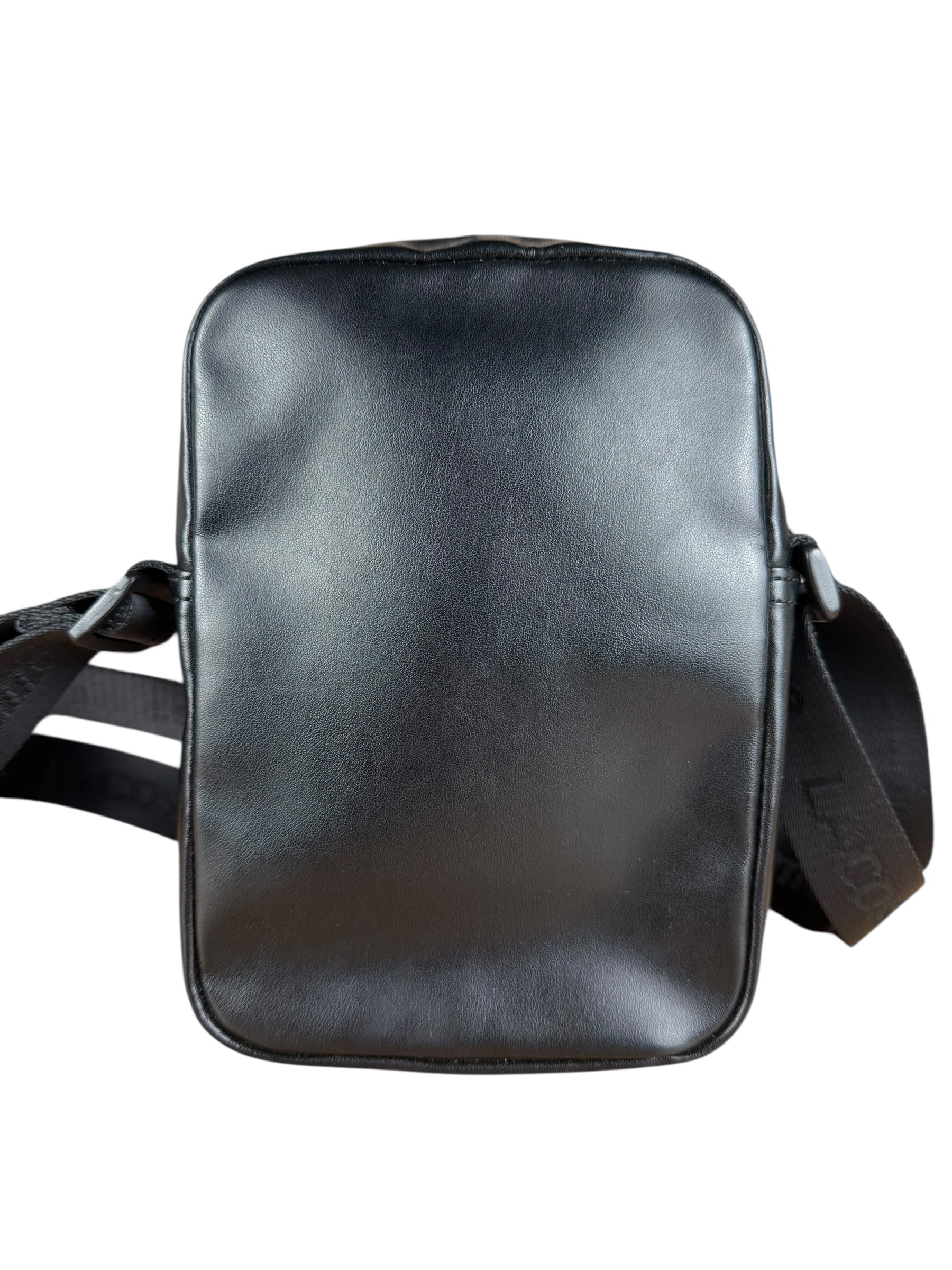 Supreme x Lacoste Black Leather Crossbody