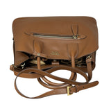 Prada Vintage Brown Leather Top Handle Bag