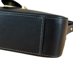 Coach Black Leather Eliza Shoulder Bag