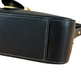 Coach Black Leather Eliza Shoulder Bag