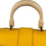 Goyard Mini Goyardine Soft Saigon Top Handle Bag Yellow