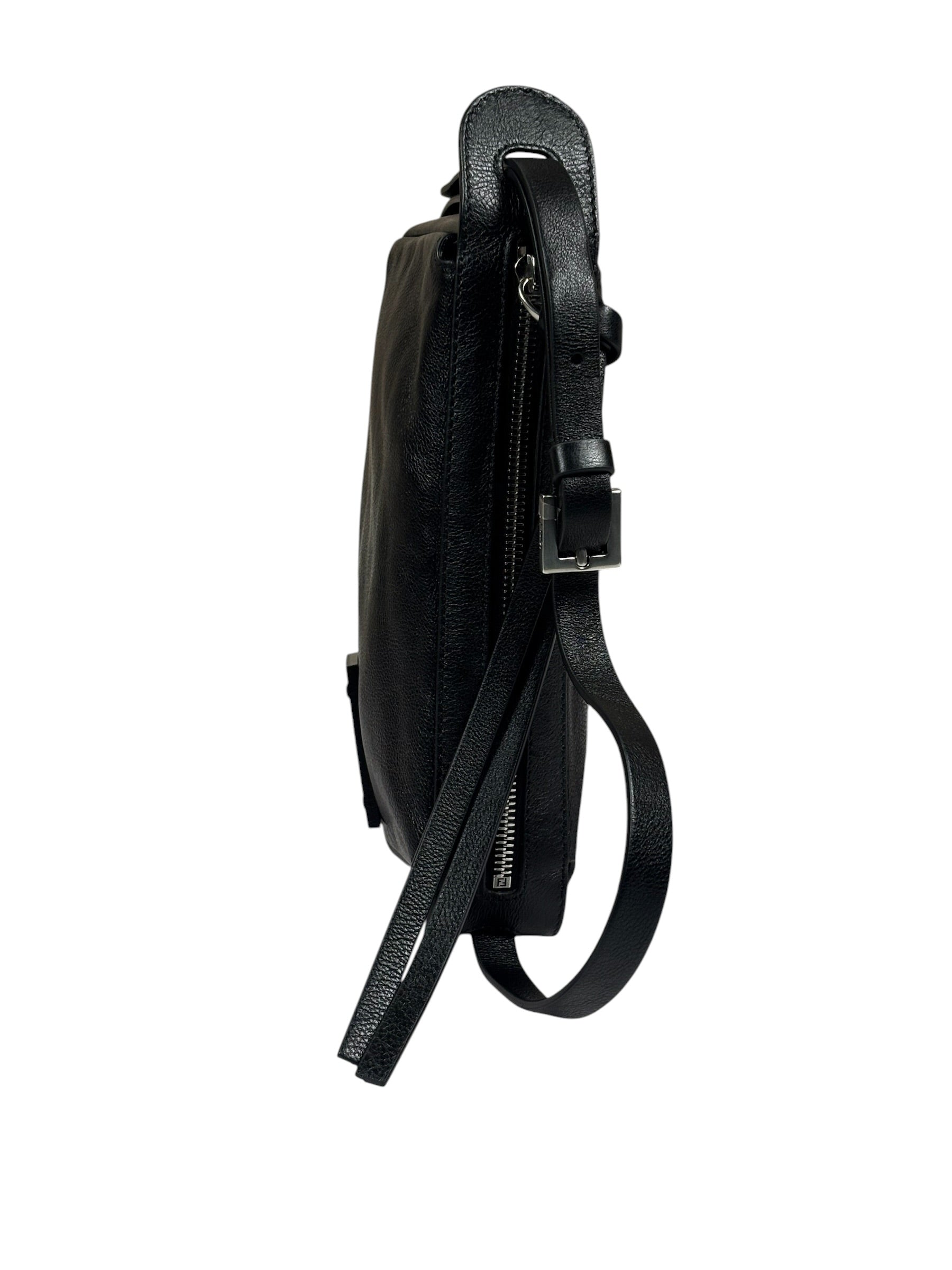 Fendi Black Leather/Suede Simply Pochette