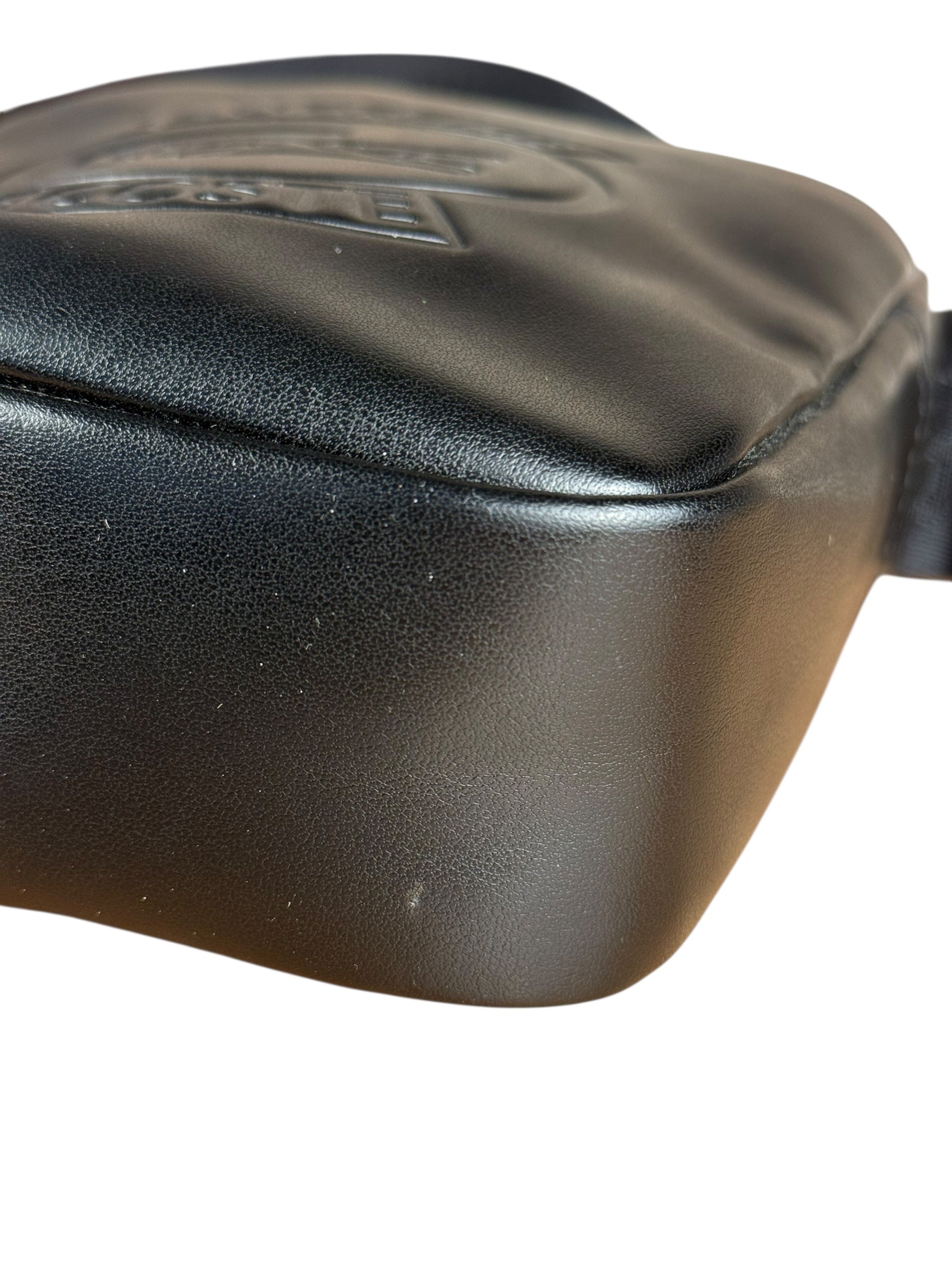 Supreme x Lacoste Black Leather Crossbody