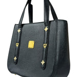 MCM Black Saffiano Leather Handbag