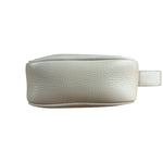 Gucci White Grained Sherry Leather Crossbody