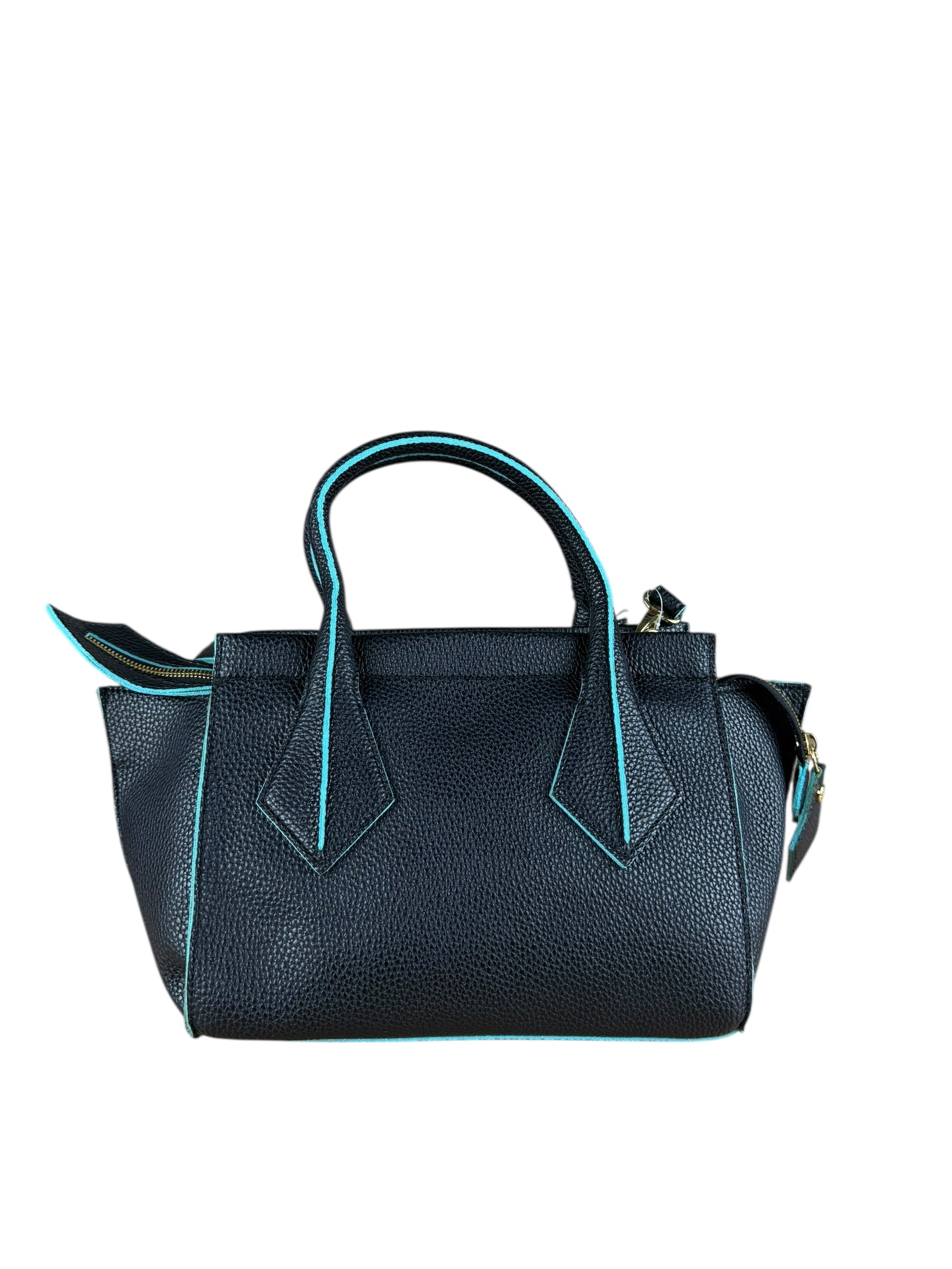 Vivienne Westwood Navy Leather Two Way Bag
