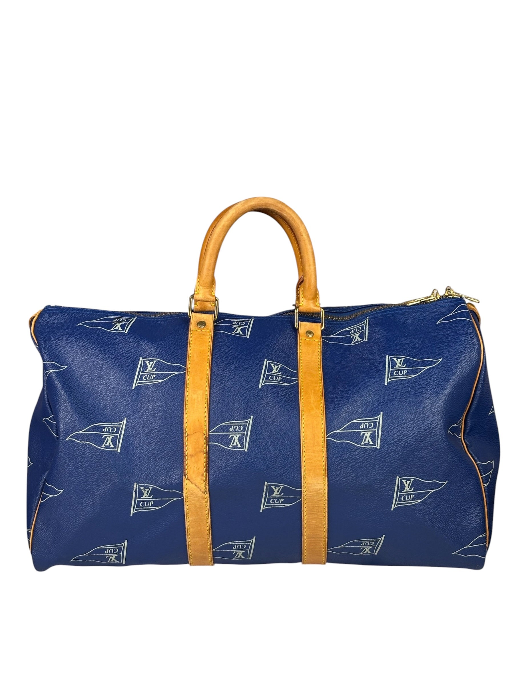Louis Vuitton Blue America's Cup Keepall 45
