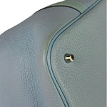 Hermes Blue Leather Picotin Lock 18 Bucket Bag