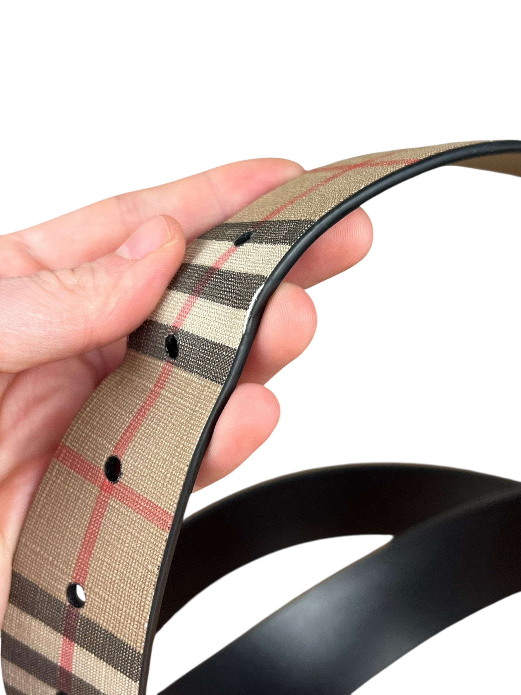 Burberry Nova Check Belt